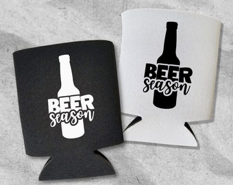Funny Beer Can Coolers, Beer Season Coolies, Funny Coolies Drink Accessory, Beer Sleeves, Funny Gag Gift, Party Favors