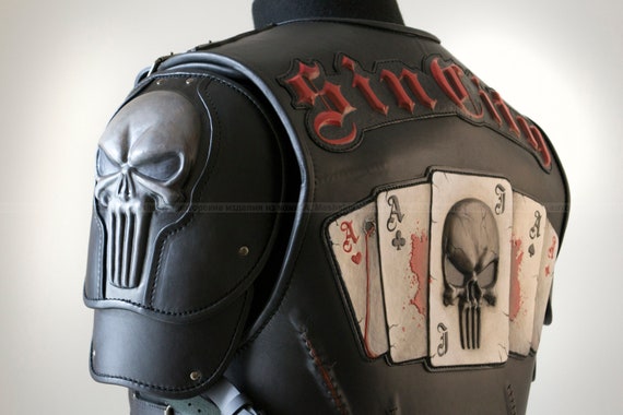 armoured leather motorcycle jacket