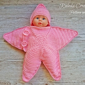 Pdf Häkelanleitung - Stern Baby Wimpelkette - Baby Cocoon