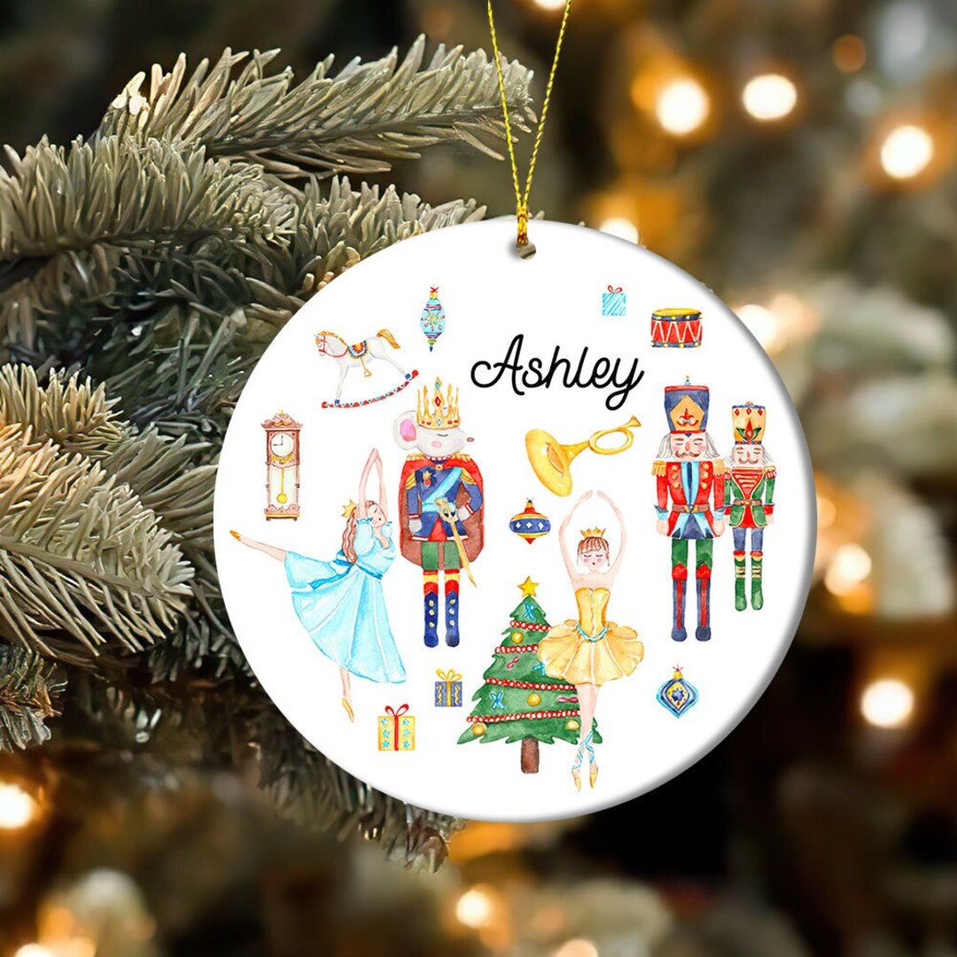 Personalized Nutcracker Christmas Ornament Nutcracker Ballet Etsy