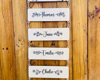 Grandmas Garden Sign, Birth Month Flower, To Grandma From Kids, Granny Gift, Gift For Nana, Kids Name, Mothers Day Gifts, Hanging Decor