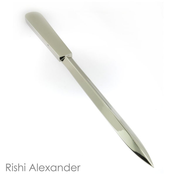 Silver Plated Letter Opener Personalized Monogram Engraved