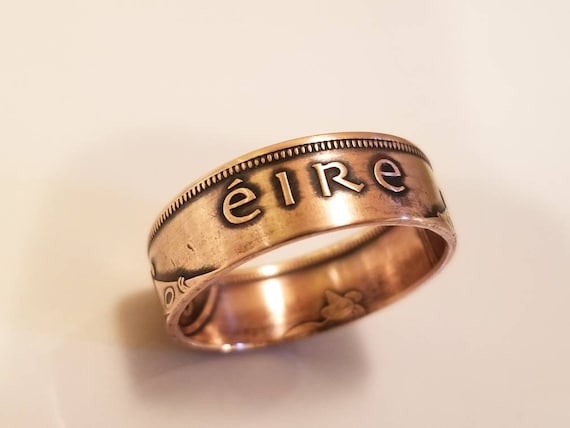"Sealed" Coin Ring made from AUSTRALIAN HALF CENT size 6-13 Whats your size?