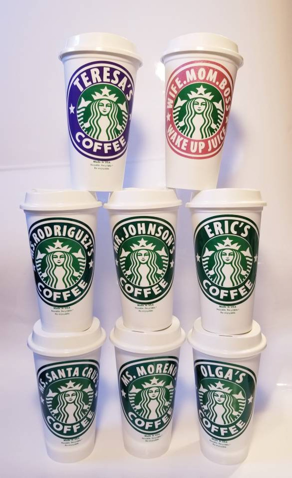 Personalizado 16oz Starbucks Cup BPA GRATIS / Vaso / Café / Etsy
