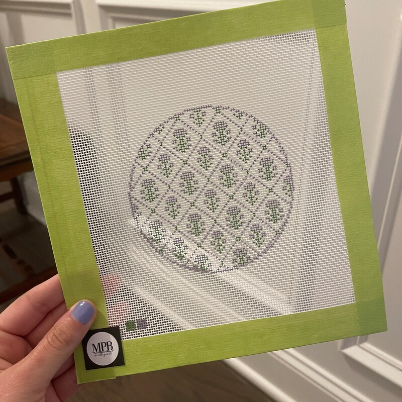 Needlepoint Canvas Handpainted - Etsy