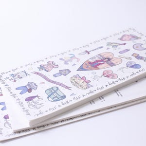 Babysitting Sticker Sheets, New Baby, It's a Girl, It's a Boy, Baby Stuff, Card Making, Scrapbooking, 2001, Wendy Ware, ~ 241104-WH M-03-10