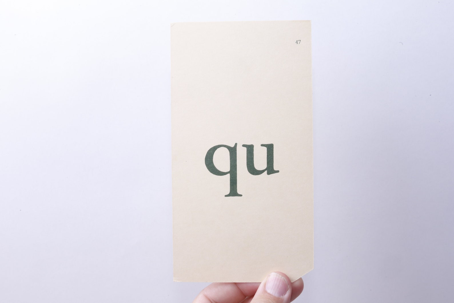 Qu Sight Words Card Word Phrase English Language Etsy