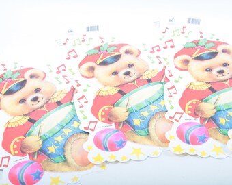 Kartonnen Cutout Eureka Kaart Kerstversiering Teddybeer Drum Holiday Party Muzieknoten, Sterren, Maretak, Ornament ~ 20-01-140