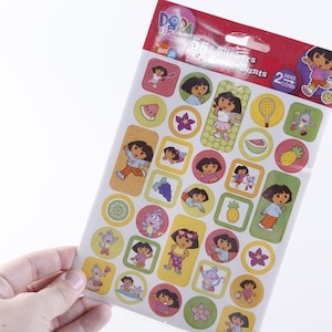 Dora the Explorer Nick Jr Stickers Sheet Set Paper Cards Collection Sealed Stickers ~ 20-10-337