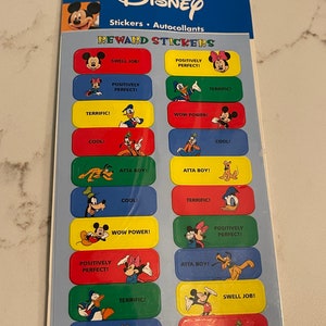 Disney, enseignant, école, récompenses, motivation, message, feuille d'autocollants, lion des sables, création manuelle, décoration, fabrication de cartes, vintage, ~ 20-01-944