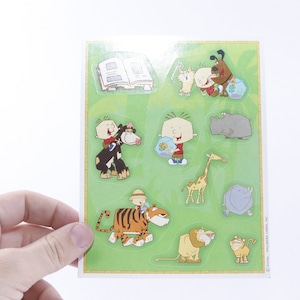 Disney, Jongen, STANLEY, Dieren, Stickervel, Keurmerk, Cartoonfiguren, Foto's, Kinderen, Vintage-20-01-27