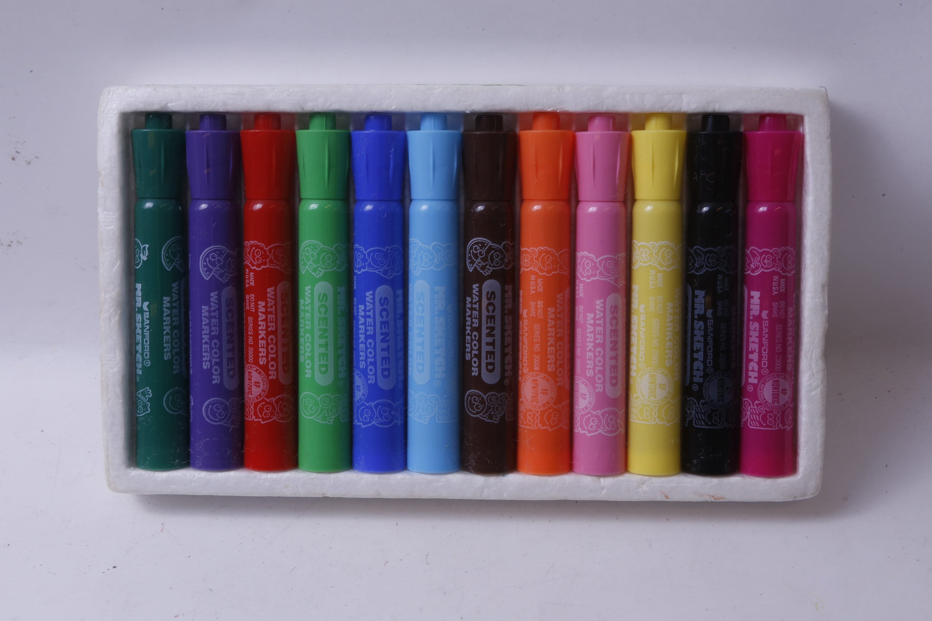 VINTAGE 1994 Sanford Mr. Sketch Scented Water Color Markers Set of