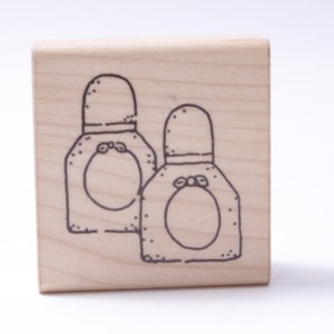 Parfum, Bouteilles, Maquillage, Cosmétiques, JRL Design, Timbre message, Bois, Caoutchouc, Tampon, vintage, Fabrication de cartes, ~ M-05-01