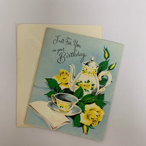 70s Just For You Le jour de votre anniversaire, Cartes de vœux, Occasion, Message, Papeterie, Artisanat, Vintage, Objet de collection, ~20-01-1062