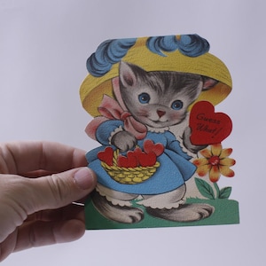 Grußkarte, USED, Folding, Paper, Craft, Memorabilie, Künstlerisch, Vintage