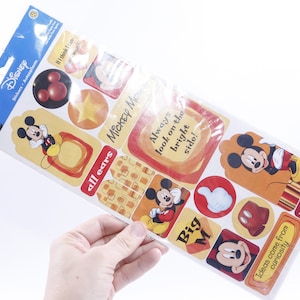 Sandilion Disney, Mickey Mouse, Sticker Sheet, Cartoon, Comics Characters, Pictures, Children, Collection ~ 20-01-226 AA