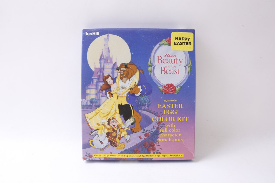 Disney, Beauty and the Beast, Easter Egg Color Kit, Sunhill, Kids Crafts, Hobby, Supply, Set