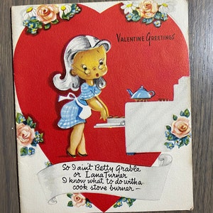 Valentinstag, Mädchen, Kochherd Brenner, Liebevoll, Gas, 15 cm, Handwerk, Scrapbooking, Hobby, Papier, Schreibwaren, Vintage, SCHRIFTEN, ~ 20-29-1029