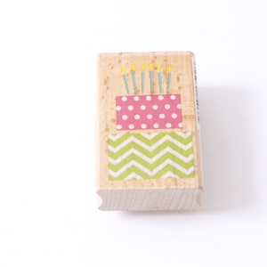 Anniversaire, Gâteau, Bougies, Fête, Bois, Caoutchouc, Timbre Message, Fabrication De Cartes, Artisanat Pour Enfants, Passe-temps, Papeterie, Vintage,~M-17-05