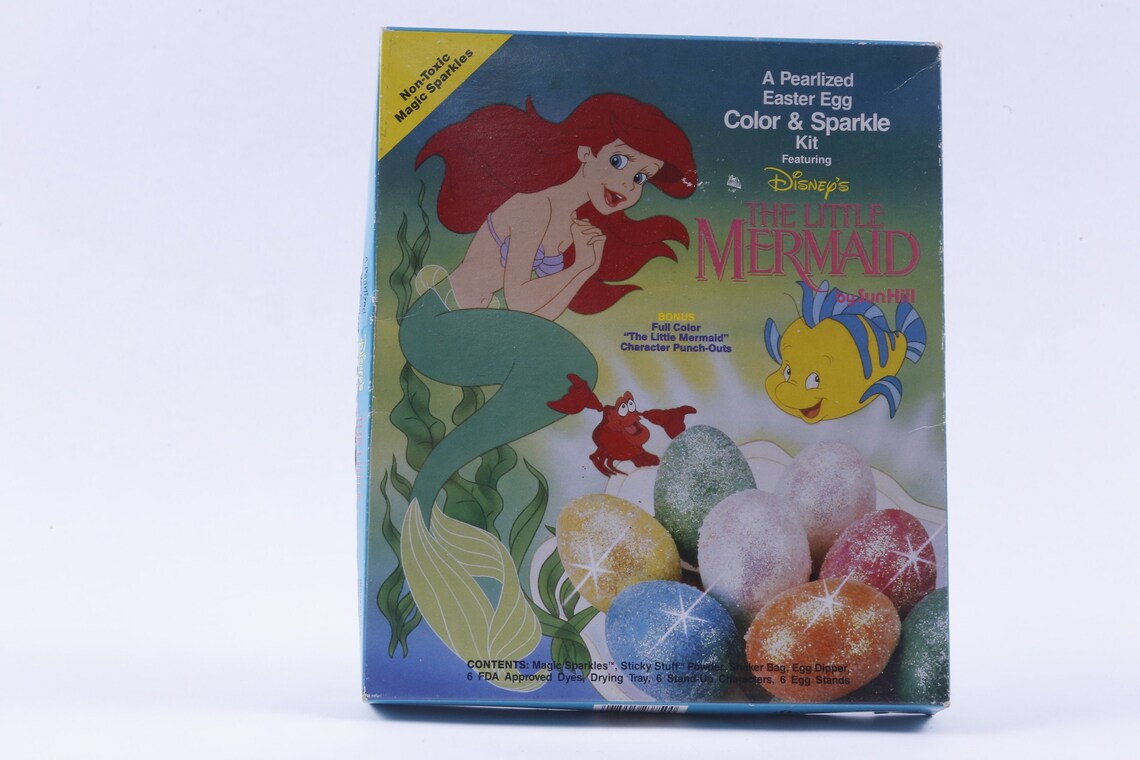 Disney The Little Mermaid Pearlized Easter Egg Color & Etsy
