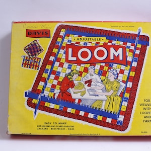 Davis, Loom, Adjustable, Craft Kit, Weaving, Sewing, Embroidery, Hobby, Vintage, Made in USA, ~ 230314-DIWVC 216