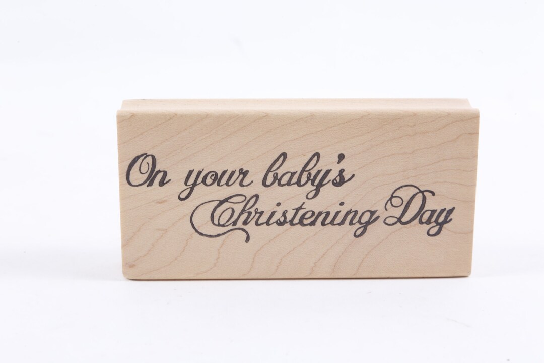 On Your Baby's Christening Day Greetings Catholic Baptism Etsy