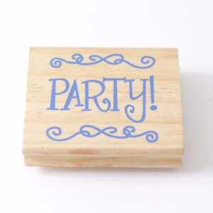 Fête, Célébration, Bois, Caoutchouc, Timbre Message, Fabrication de cartes, Artisanat pour enfants, Passe-temps, Papeterie, Vintage, ~M-17-05