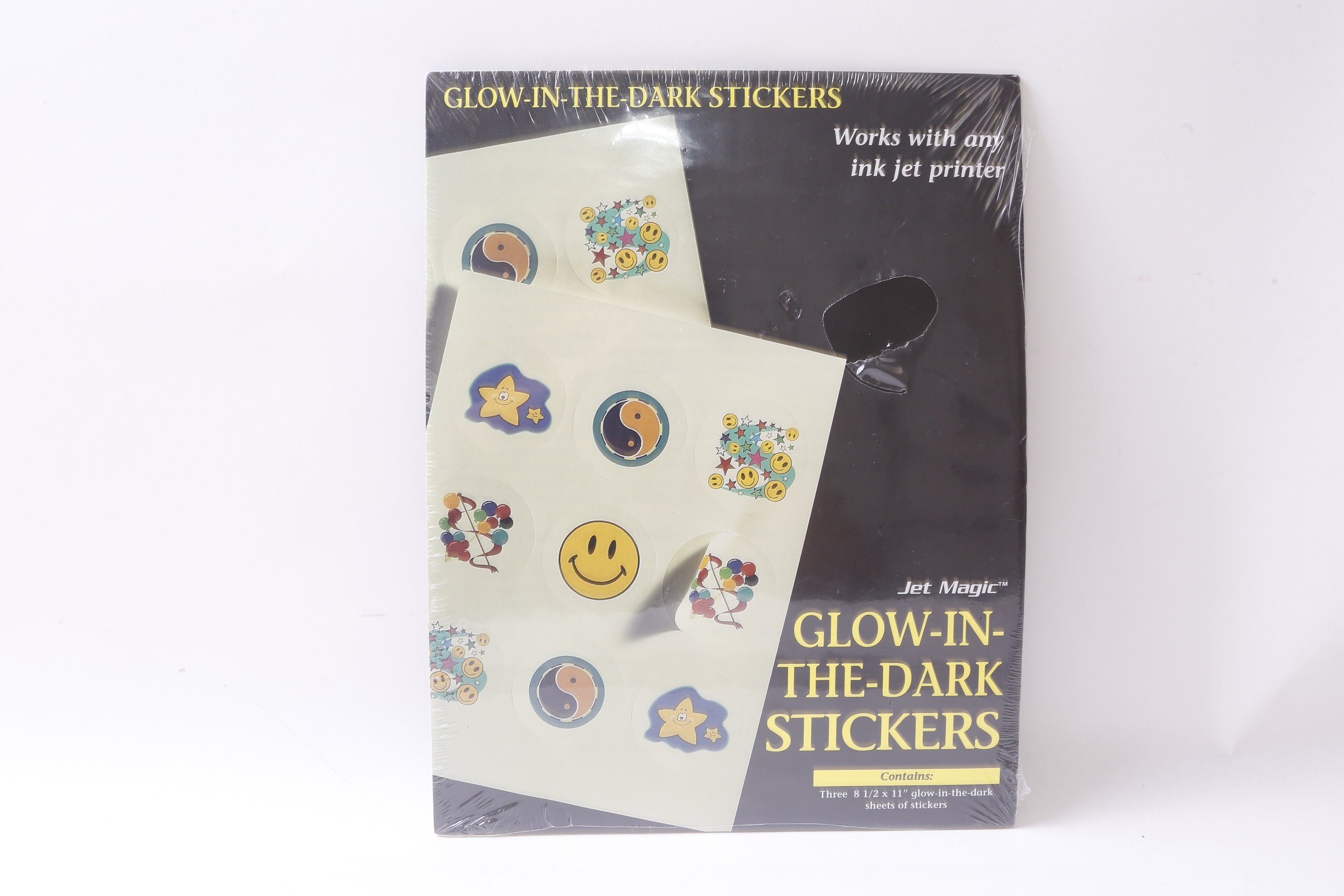 Glow-in-the-dark Stickers Jet Magic Sheets Set Kit - Etsy