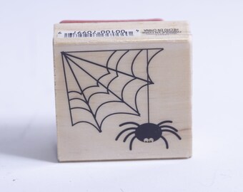 Spider hanging on Web, Message Stamp, Halloween, Insect, Animal Silhouette, Paper Stamping, Card Making, Scrapbooking, ~ 231014-DISV 559