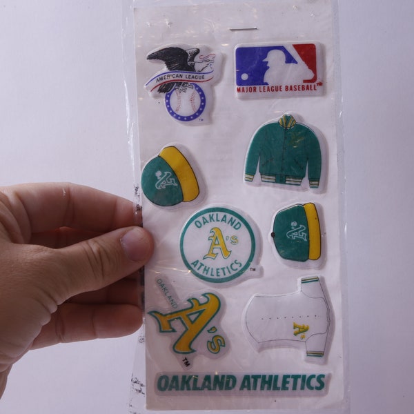 Decalcomania Taglio Stampo A's Adesivo/Decalcomania Oakland Athletics A's - Taglio Pronto Per Applicazione Su Auto O Oggetti Decalcomania Per Tifosi Baseball - Foto 6