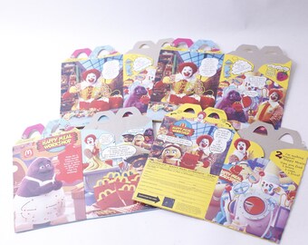 McDonald's Happy Meal Workshop, Unused Boxes, Birthday, Party, Activity, Food Containers, ~ 240719-SHC SHC-005