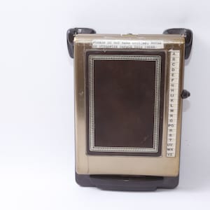 Rollodex Office, Blank Bates Listfinder, Cavalier, Brown, Address, Memo, Phone Book,  Stationery, Supply, Vintage, ~ 1267