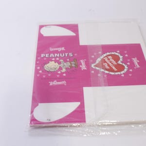Peanuts, Happy Valentine's Day, Folding Greeting Cards, Boxes, Whitman's, Cardboard, Craft Project, Vintage, ~ 241226-WH M-19-11