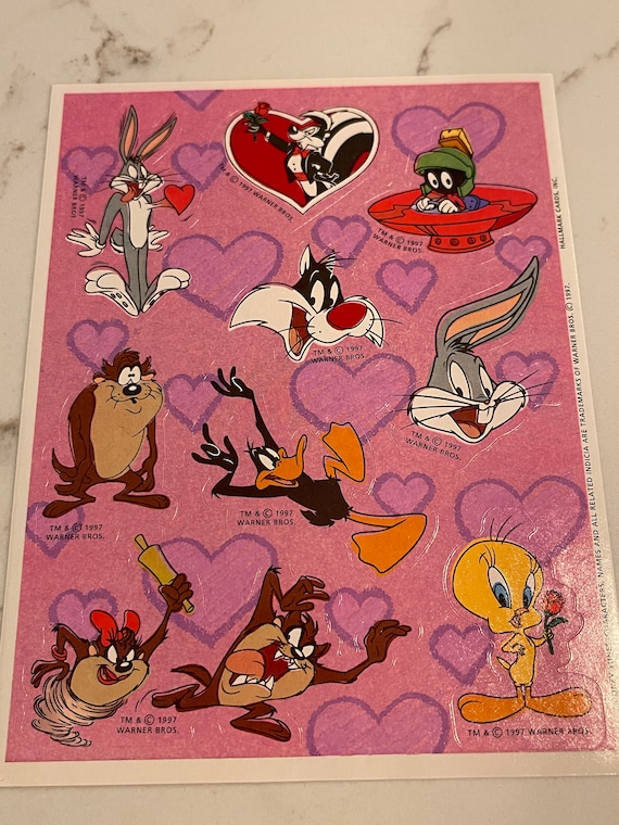 Alentar Gracias bisonte Looney Tunes Love Valentine's Day Romance Sticker - Etsy España
