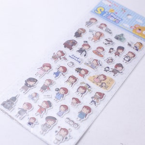 Stickers joyeux, enfants rigolos, école, émotions, scrapbooking, fabrication de cartes, ~ 240624-WH 1000