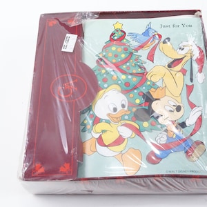 Vintage Grand Award Walt Disney Pluto Pic'n'Save Cartoons Kerstkaarten Enveloppen Set Design, Kinderen, Vintage Speelgoed,~ 20-02-67