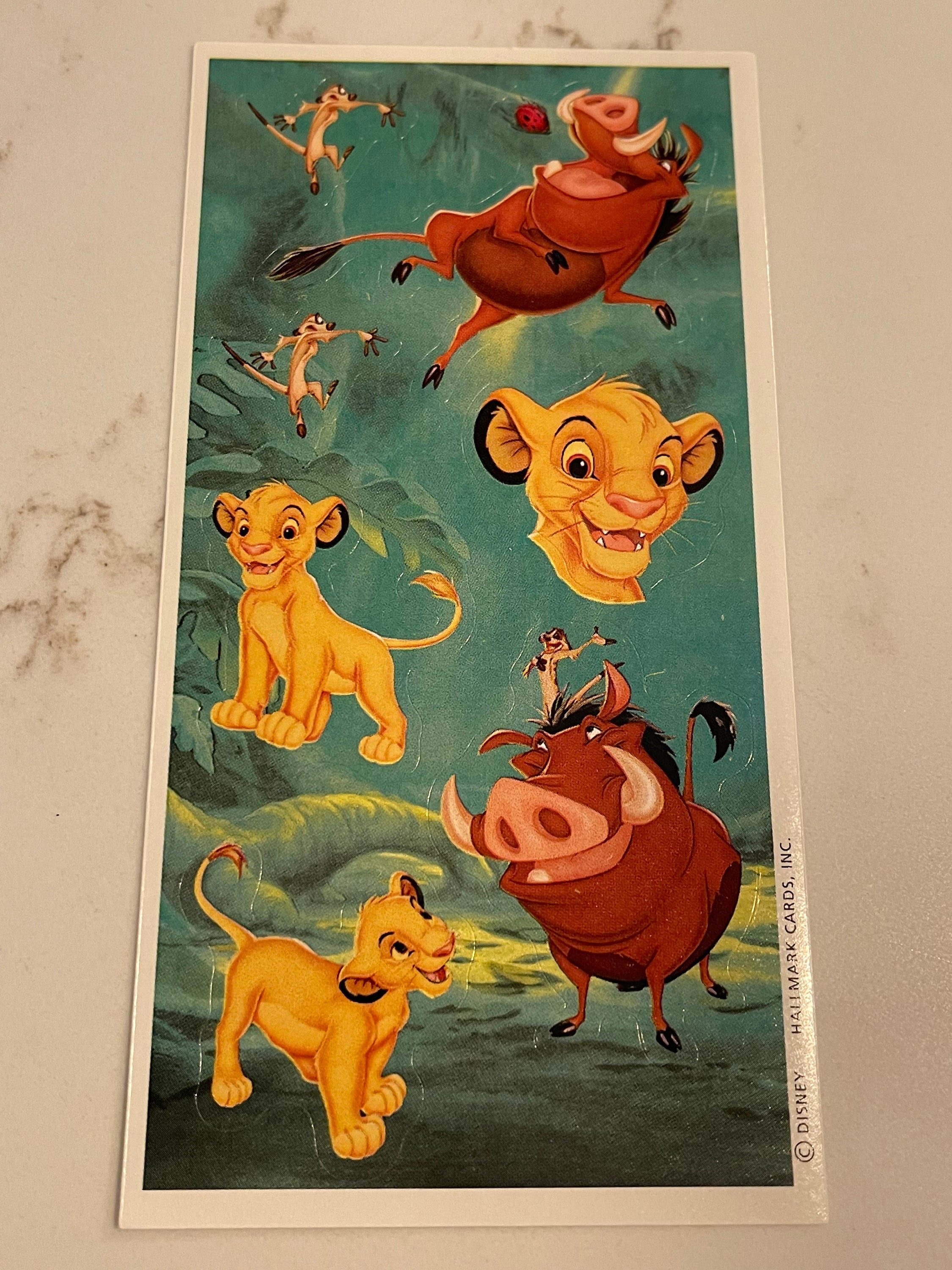 Disney the Lion King Simba Timon Pumbaa Cartoon Animals Etsy Canada