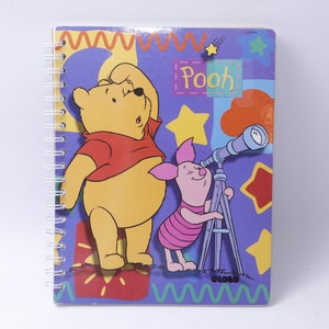 Disney, Winnie The Pooh, Piglet, Globo, Planificador, Cuaderno, Guía telefónica, Papelería, Escritorio, Suministro, Niños, Vintage, ESCRITOS, ~20-01-18
