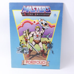 Masters of the Universe, Portfolio, Folder, He-Man, Plymouth, Paper, Stationery, Office, Supply, Vintage, Used, ~ 1216
