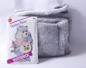 Care Bears, Grams Bear, Plush Fabric, Pattern, Instructions, Craft Kit, Butterick, Toy Making, Hobby, Craft, ~ 231023-WH 616