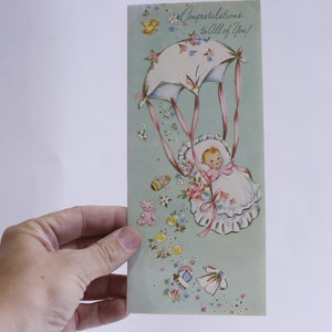 Congratulazioni per tutti voi, Ombrello per bambini, Biglietto d'auguri, Pensieri, Personalizzato, Celebrazione, Sentito, Artistico, Scritto a mano~WH-013 222