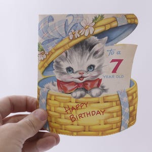 Grußkarte, USED, Folding, Paper, Craft, Memorabilie, Künstlerisch, Vintage