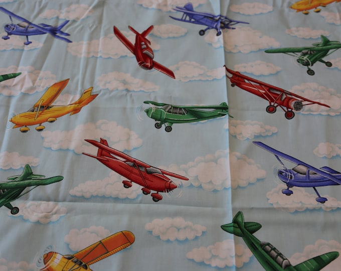 Biplane, Aircraft, Plane, Sky, Colorful, 132 X 44 