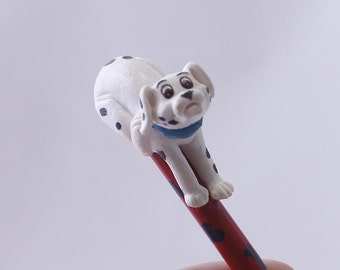 Applause, Pencil with Dalmatian Puppy Topper, Disney, 101 Dalmatians, Writing, School, Stationery, Creative, Kids, Fun, ~ 240327-WH 881