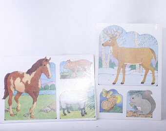 Primary Visual Aids Cutouts, Domestic Animals, Fish Birds, Wild Animals, Insects, Churcs class, Lessons, Objects, LDS Mormon ~ 240107-WH 734