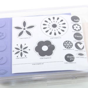 Stampin Up, Im Rampenlicht, Blumen, Hallo, Freund, Herz, Danke, Vintage, Stempel Set, In einer Box, Scrapbooking ~ Sir Stampinton ~ 518