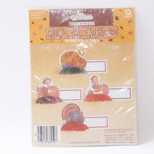 Ação de Graças, cartões de lugar, decoração de mesa, eventos, confecção de cartões, artesanato, vintage, colecionável ~ 1136