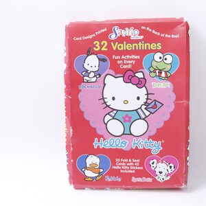 Sanrio Smiles, Hello Kitty, Valentines, Fold And Seal Cards, Stickers,  Supply, Kids Craft, Hobby, Stationery, Vintage, ~20-01-1061
