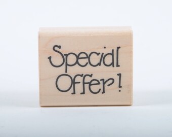 Oferta especial, Vintage, Single Stamp, JRL Design Co, Wood Mounted, Rubber Stamp, Text, Scrapbooking, Card Making ~ 20-02-43