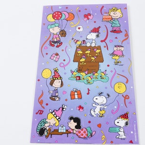 Vintage, Snoopy, Peanuts Characters, Schulz, Cartoon, Stickers, Sheet, Puppy, Dog, Pictures, Children, Vintage Toys, ~ 511